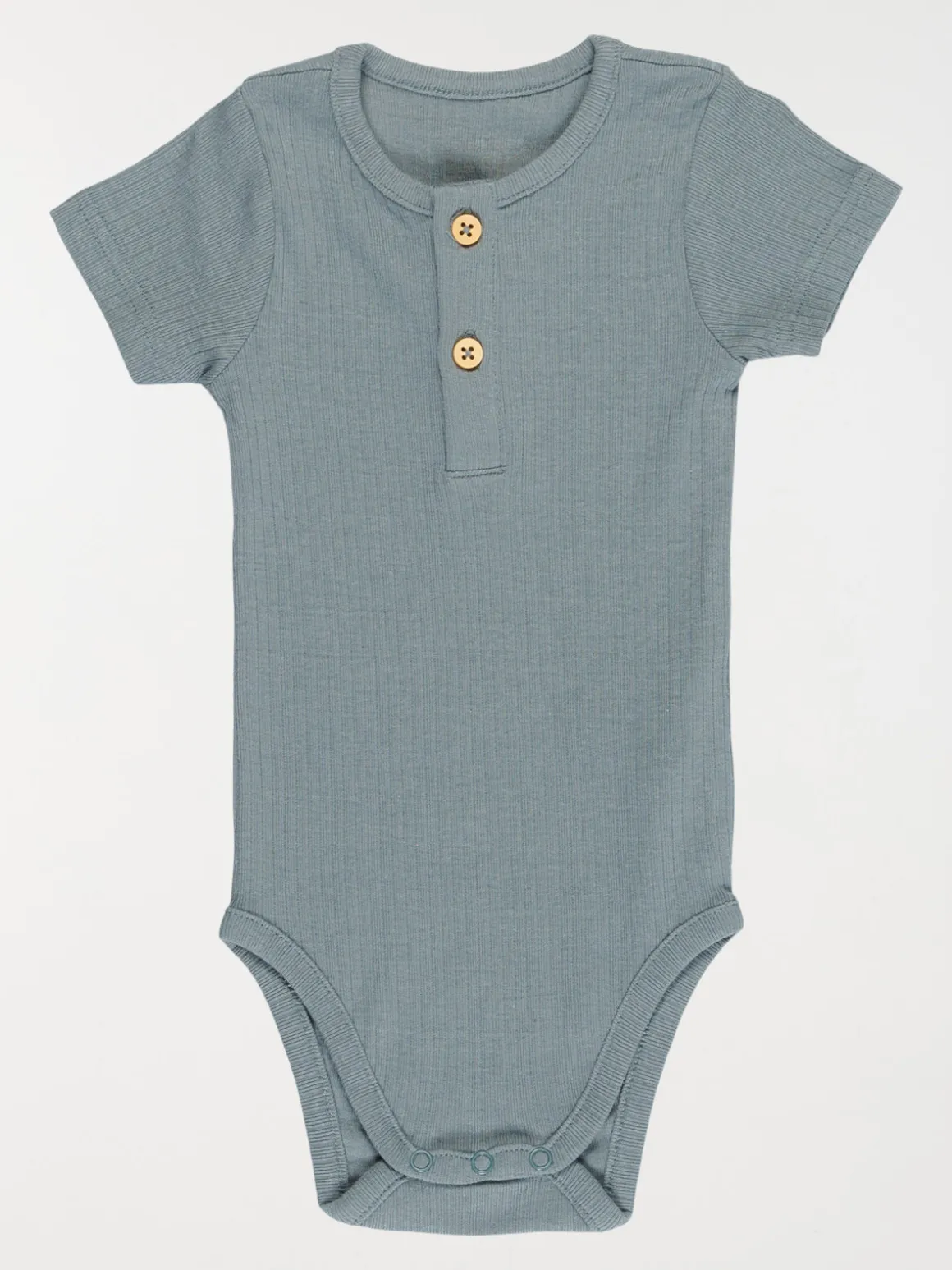 Lot 3 bodies col boutons garçon (3-24M)