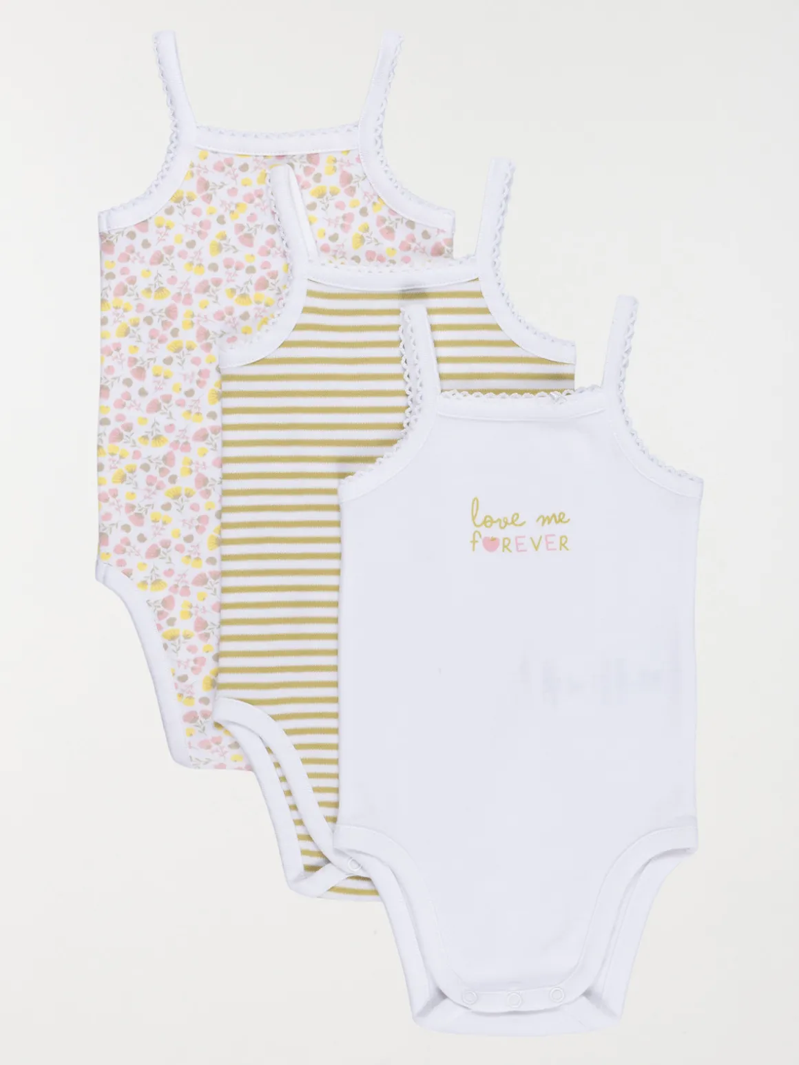 Lot 3 bodies love fille (3-24M)