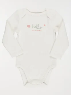 Lot 3 bodies petit amour fille (3-24M)