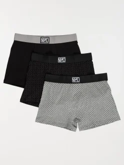 Lot 3 boxers fantaisies noirs homme