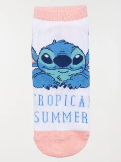 Lot 3 chaussettes basses Stitch fille