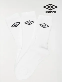 Lot 3 chaussettes blanc Umbro homme