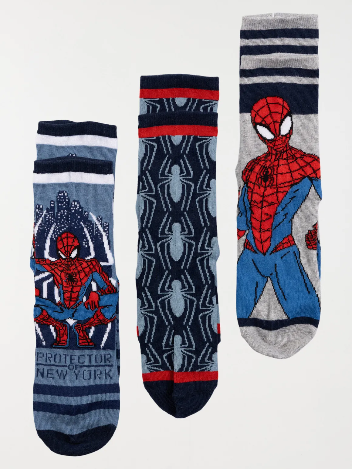 Lot 3 chaussettes Spiderman garçon