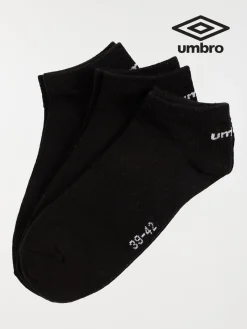 Lot 3 chaussettes Umbro noir homme