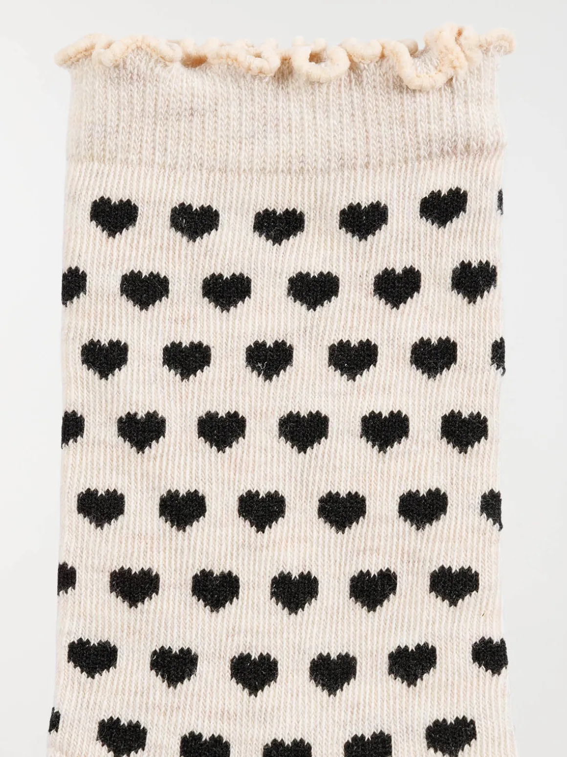 Lot 5 paires chaussettes coeurs filles