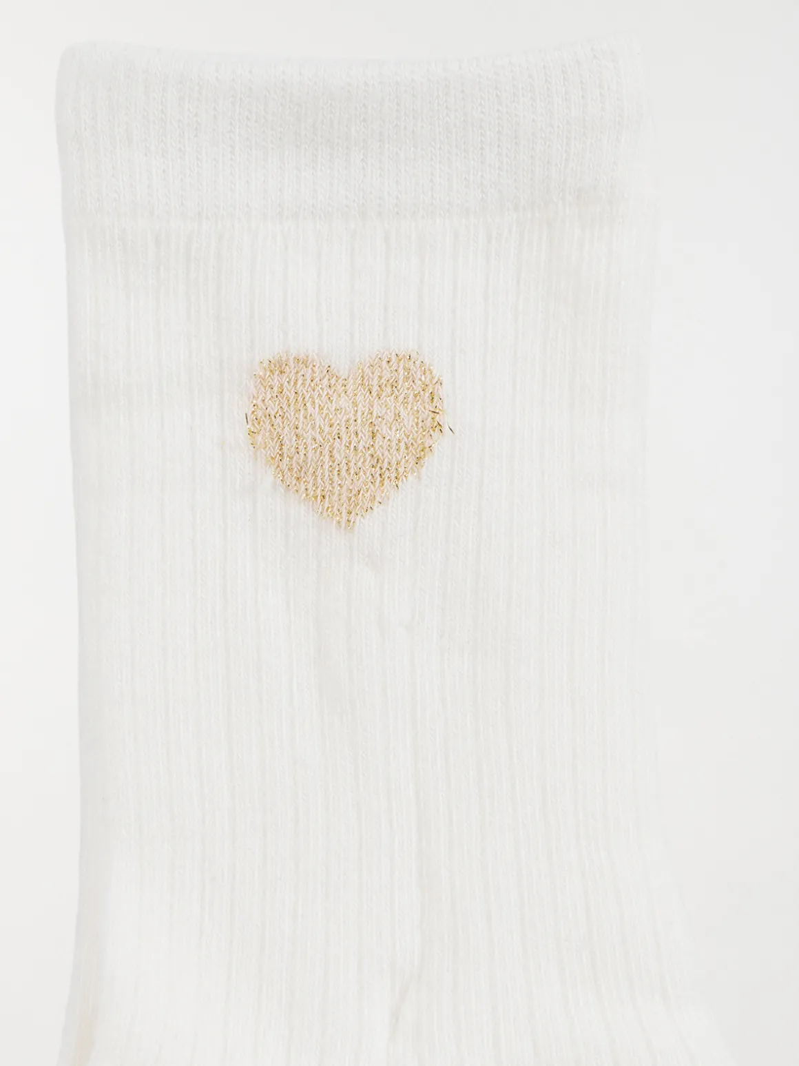 Lot 5 paires chaussettes coeurs filles