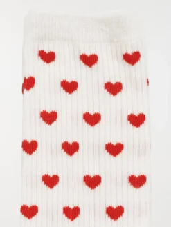 Lot 3 paires chaussettes coeurs femme