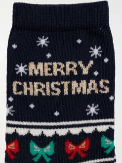 Lot 2 paires chaussettes de noël femme