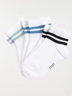 Lot 3 paires chaussettes rayures garçon