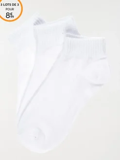 Lot 3 paires chaussettes sport femme