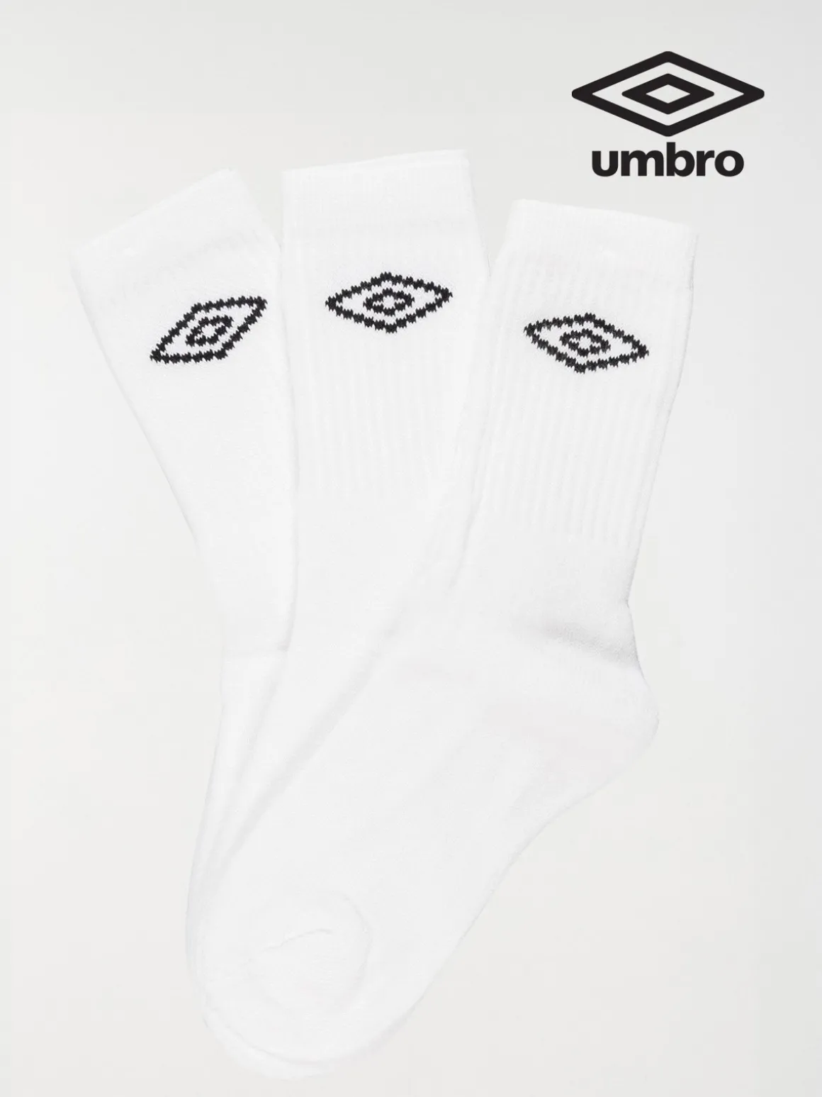 Lot 3 paires de chaussettes UMBRO garçon