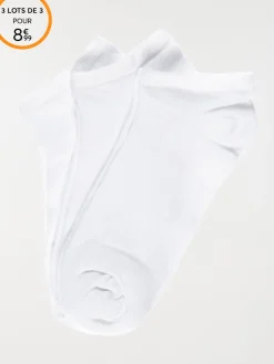 Lot 3 paires socquettes blanches femme