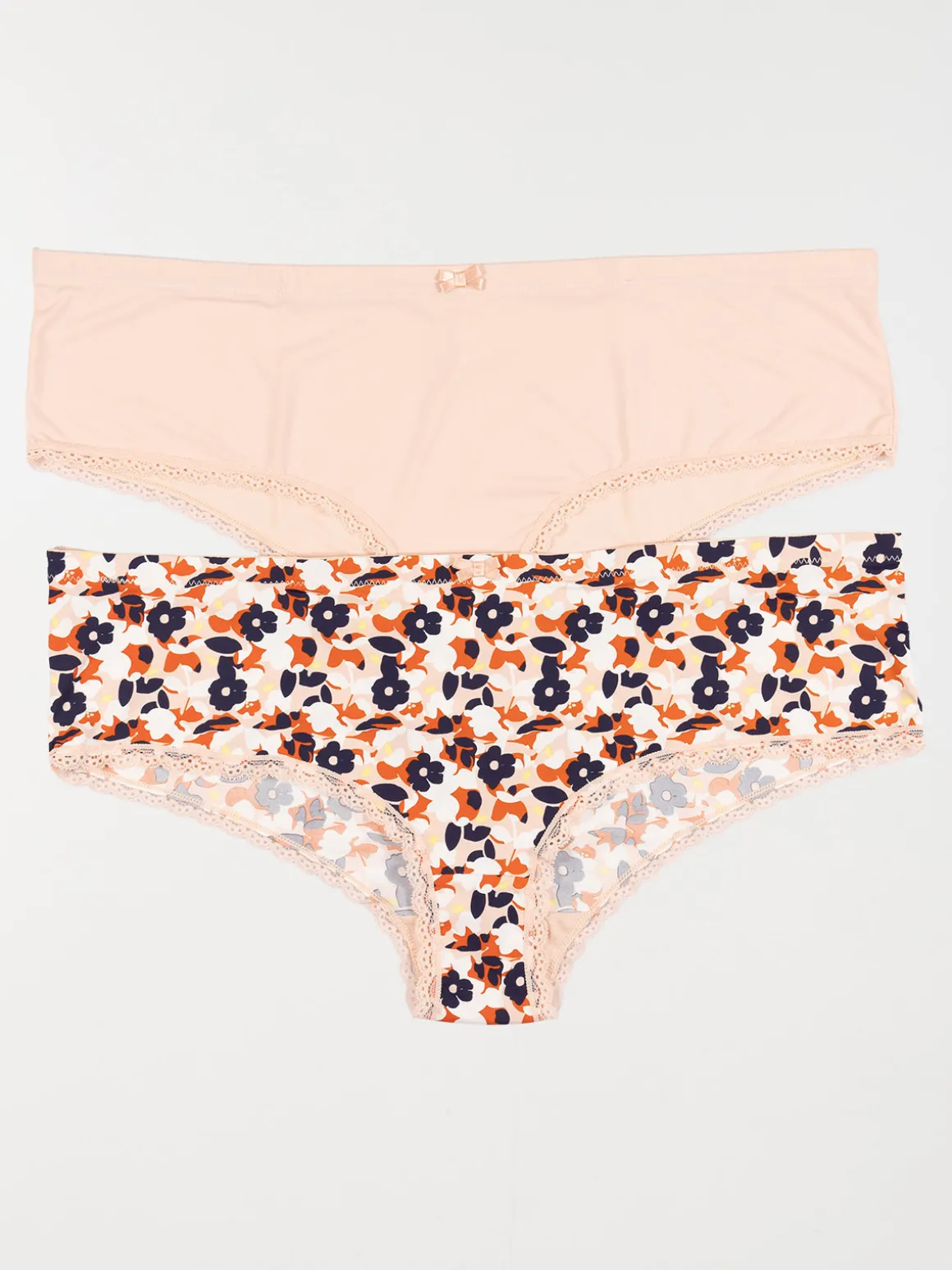 Lot 2 shorties uni/imprimé femme (46-54)