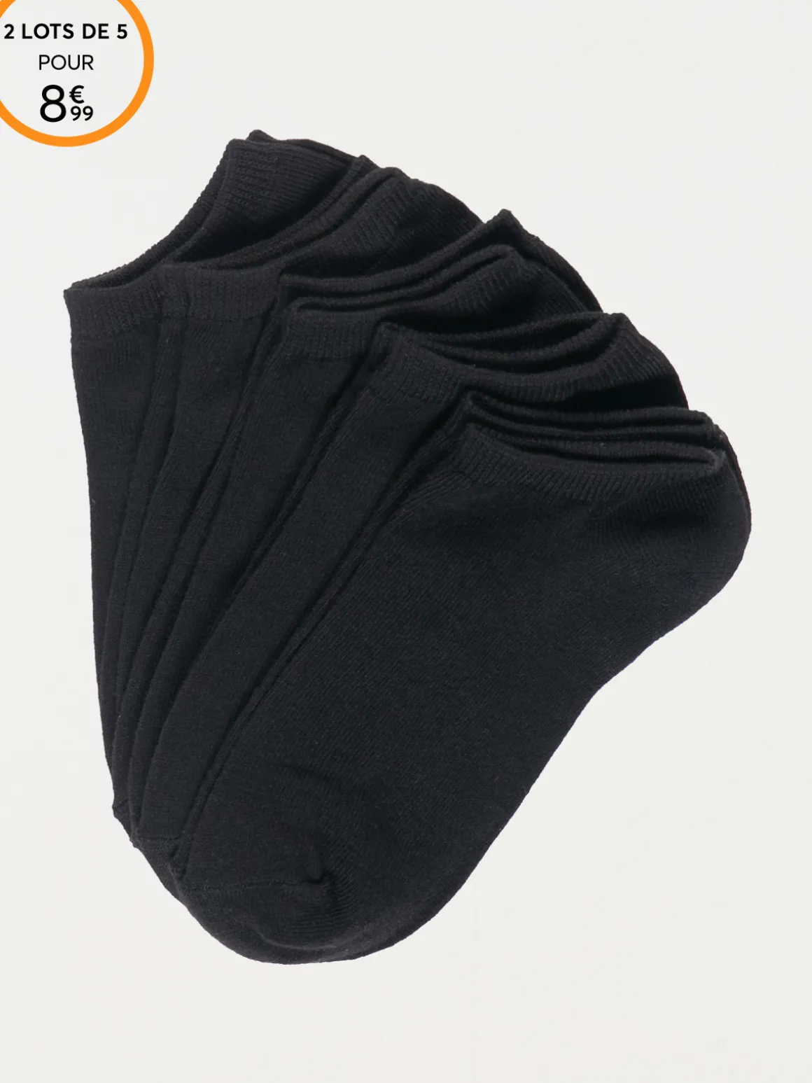 Lot chaussettes noires enfant