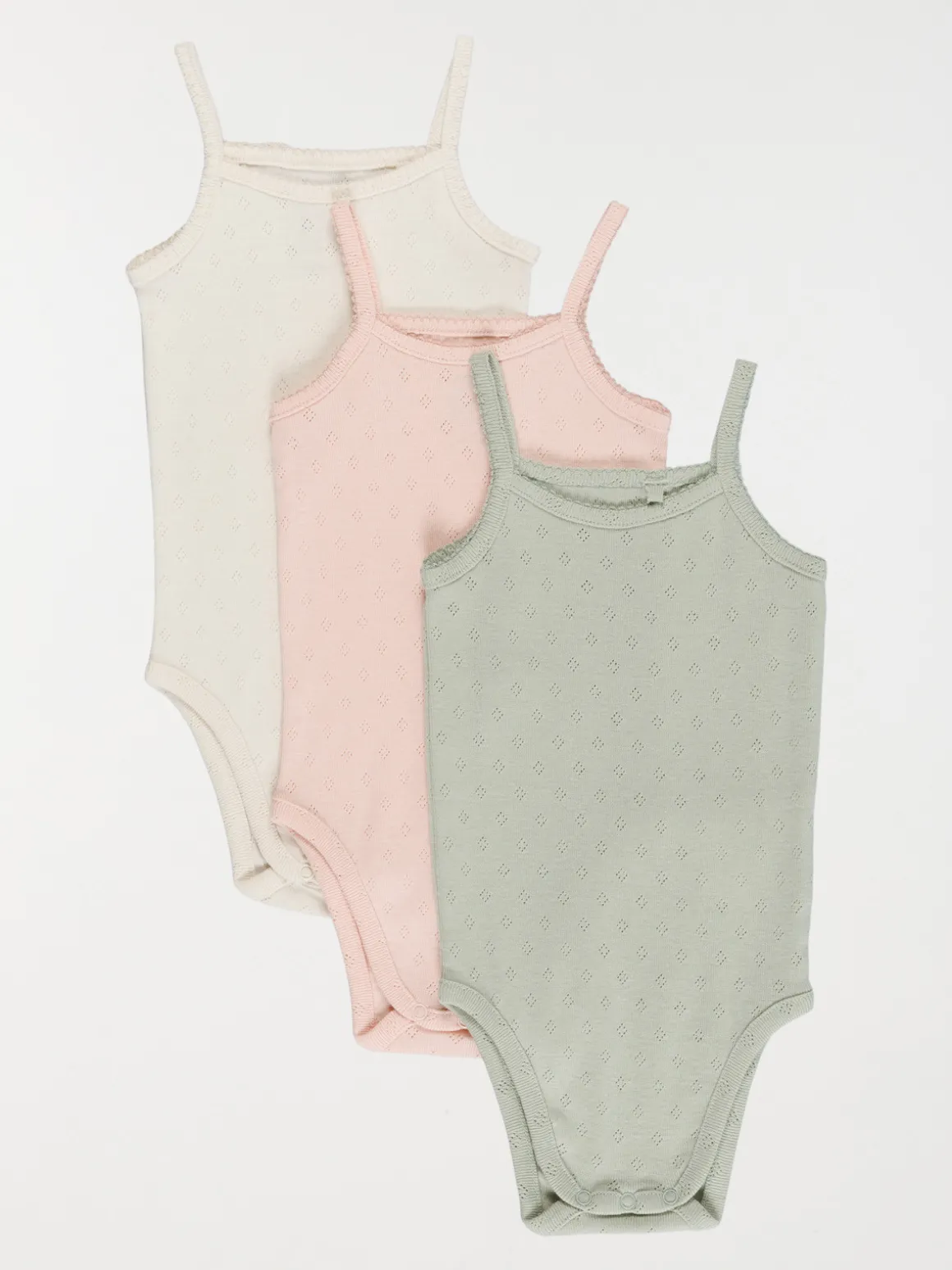 Lot de 3 bodies bretelles fille (3-24M)