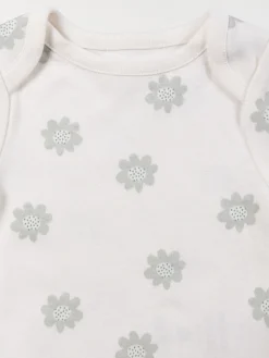 Lot de 3 bodies fleur fille (3-24M)
