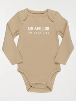 Lot de 3 bodies imprimés garçon (3-24M)