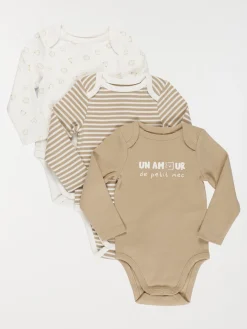 Lot de 3 bodies imprimés garçon (3-24M)