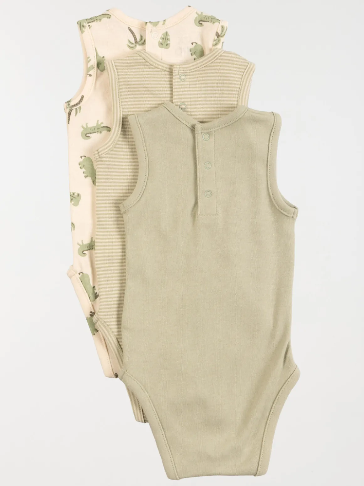Lot de 3 bodies marcels garçon (3-24M)