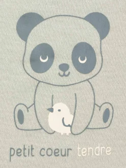 Lot de 4 bodies panda garçon (3-24M)