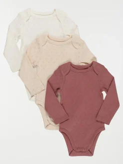 Lot de 3 bodies unis fille (3-24M)