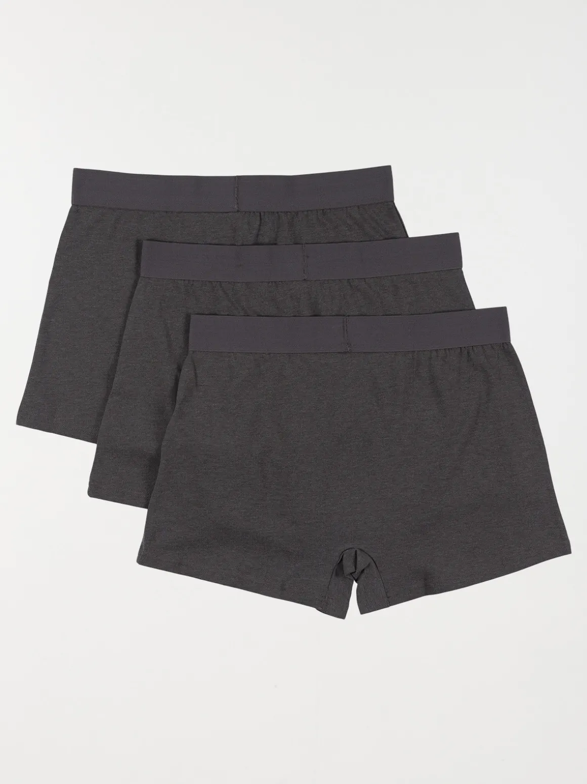 Lot de 3 boxers gris chiné homme