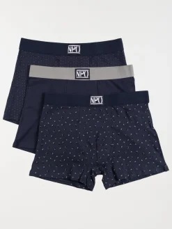 Lot de 3 boxers marine homme