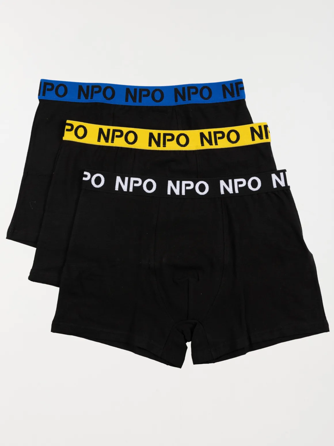 Lot de 3 boxers noirs homme