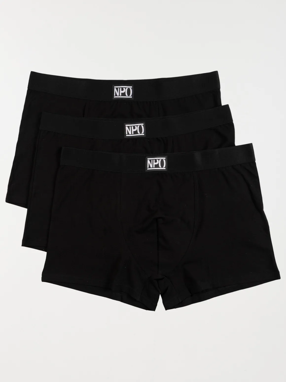 Lot de 3 boxers noirs homme