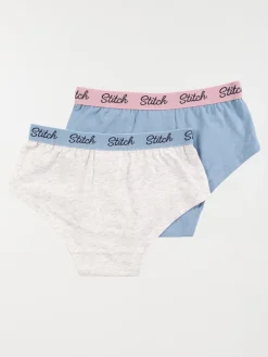 Lot de 2 boxers Stitch fille