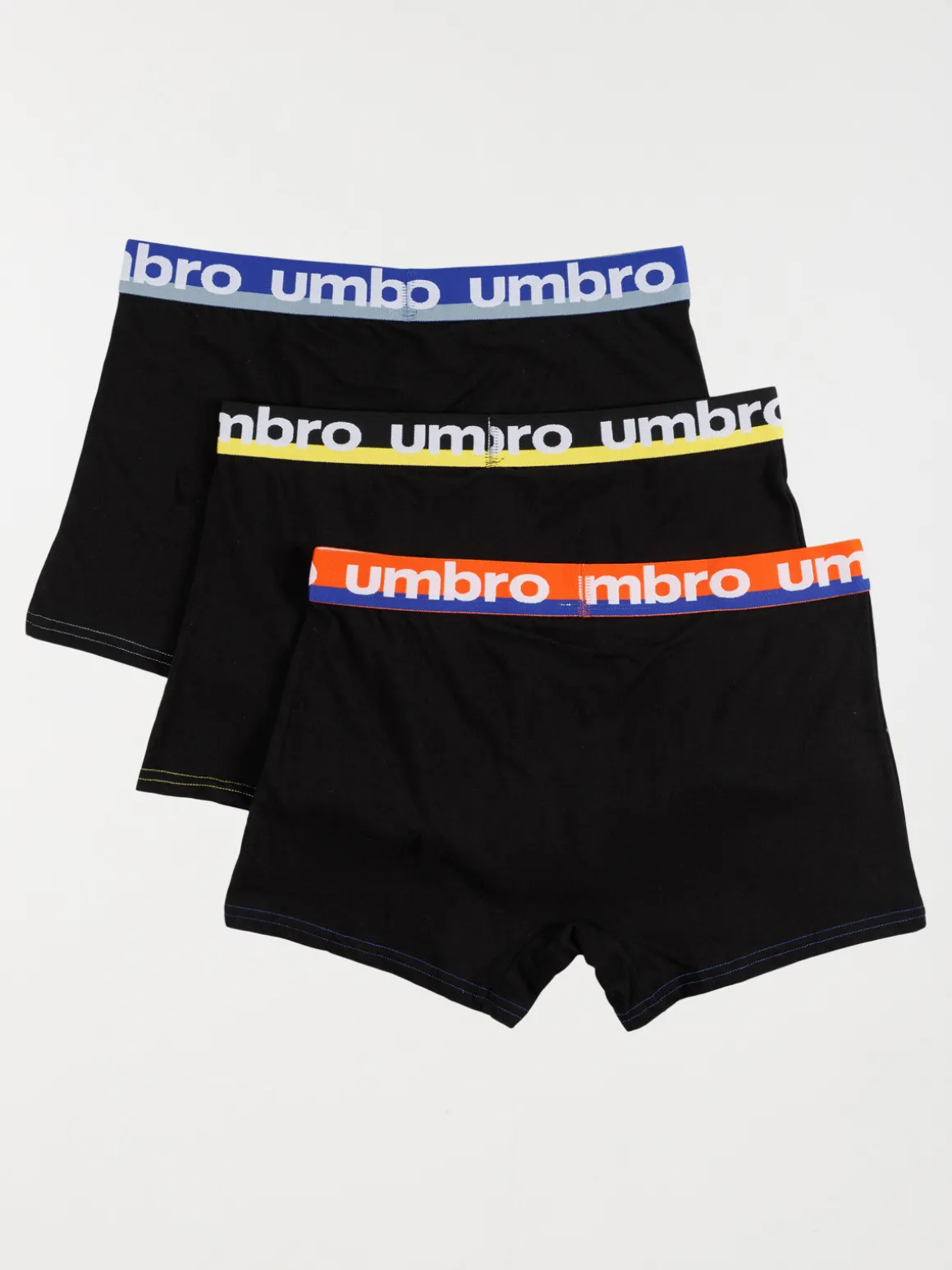 Lot de 3 boxers Umbro noir