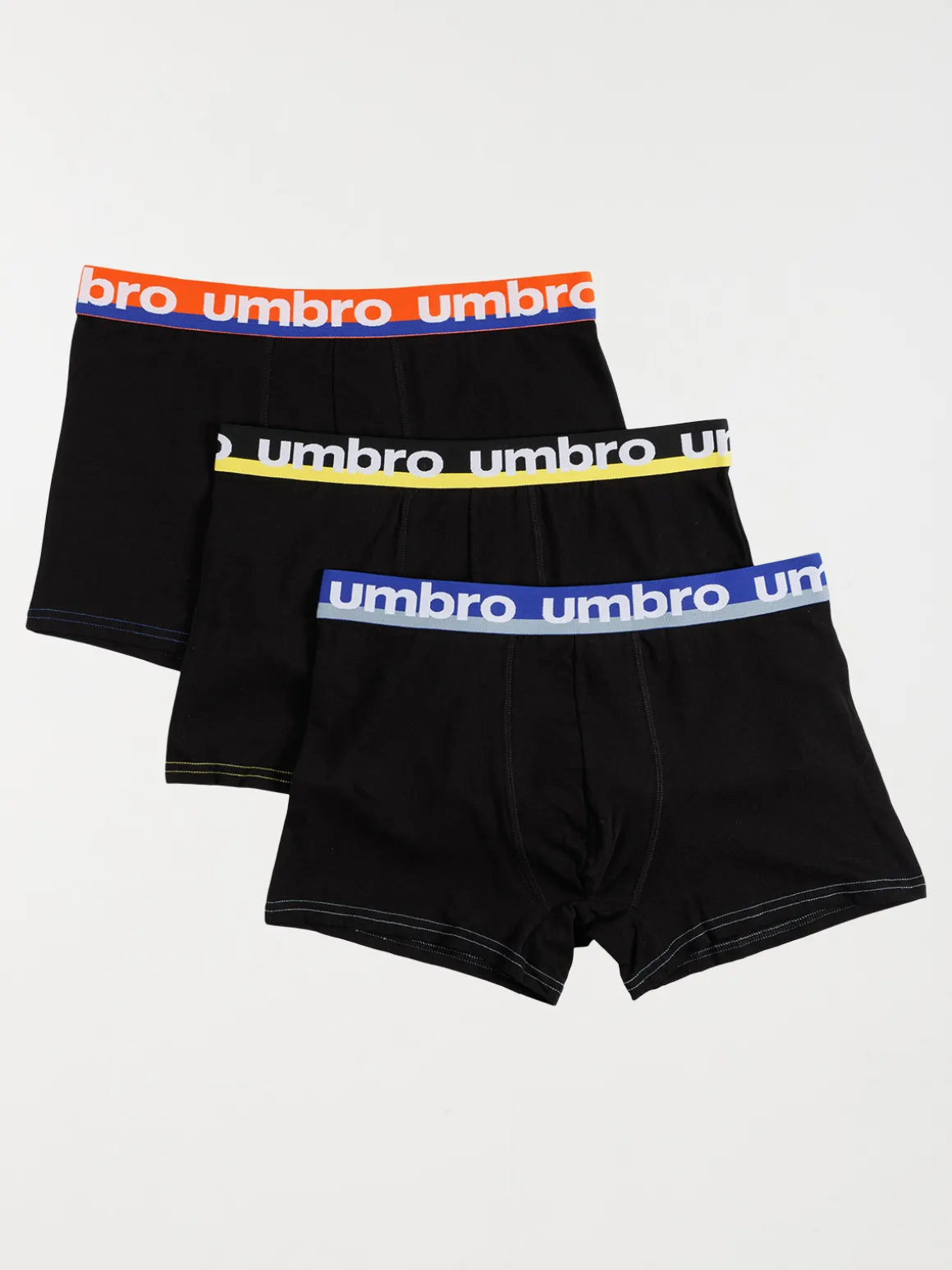 Lot de 3 boxers Umbro noir