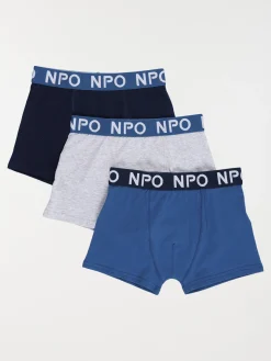 Lot de 3 boxers uni garçon