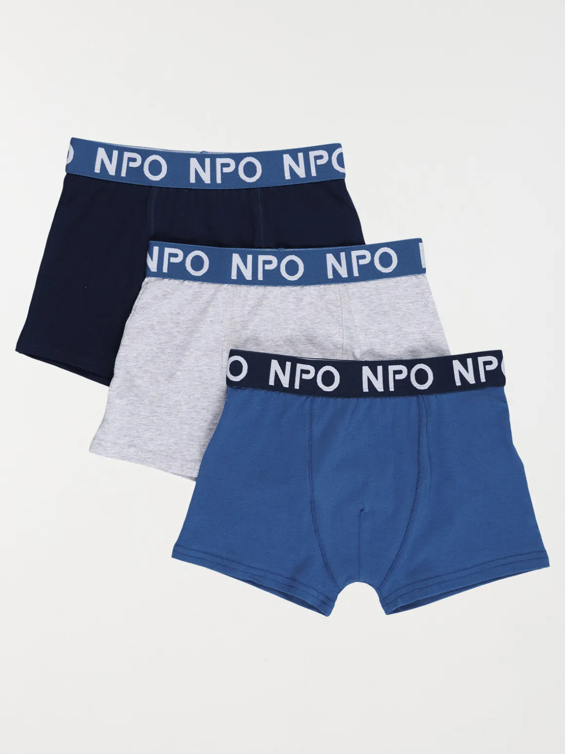 Lot de 3 boxers uni garçon