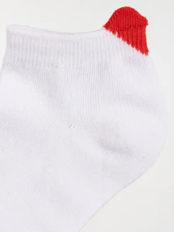 Lot de 3 chaussettes basses coeur fille