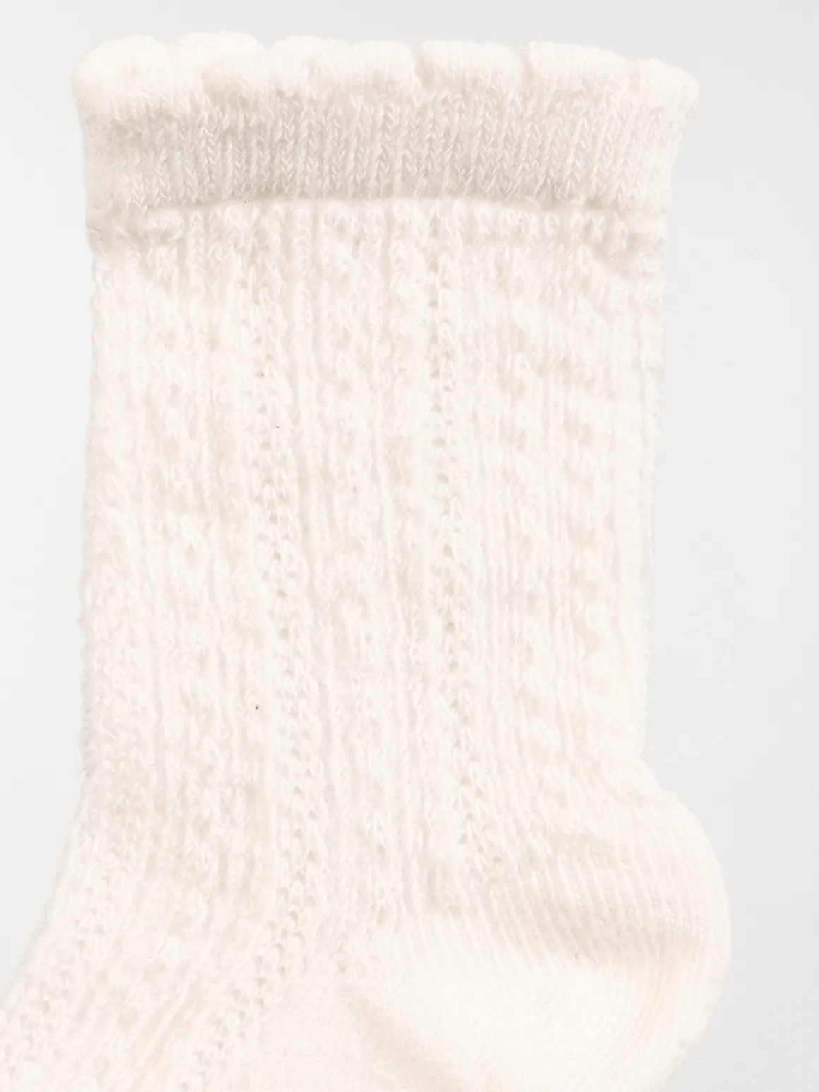 Lot de 3 chaussettes bébé fille écru