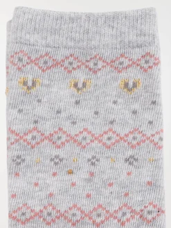 Lot de 3 chaussettes fantaisies femme