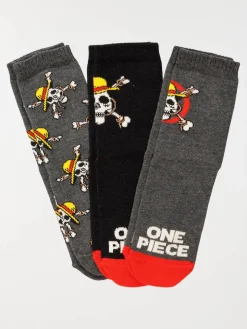 Lot de 3 chaussettes One Piece garçon