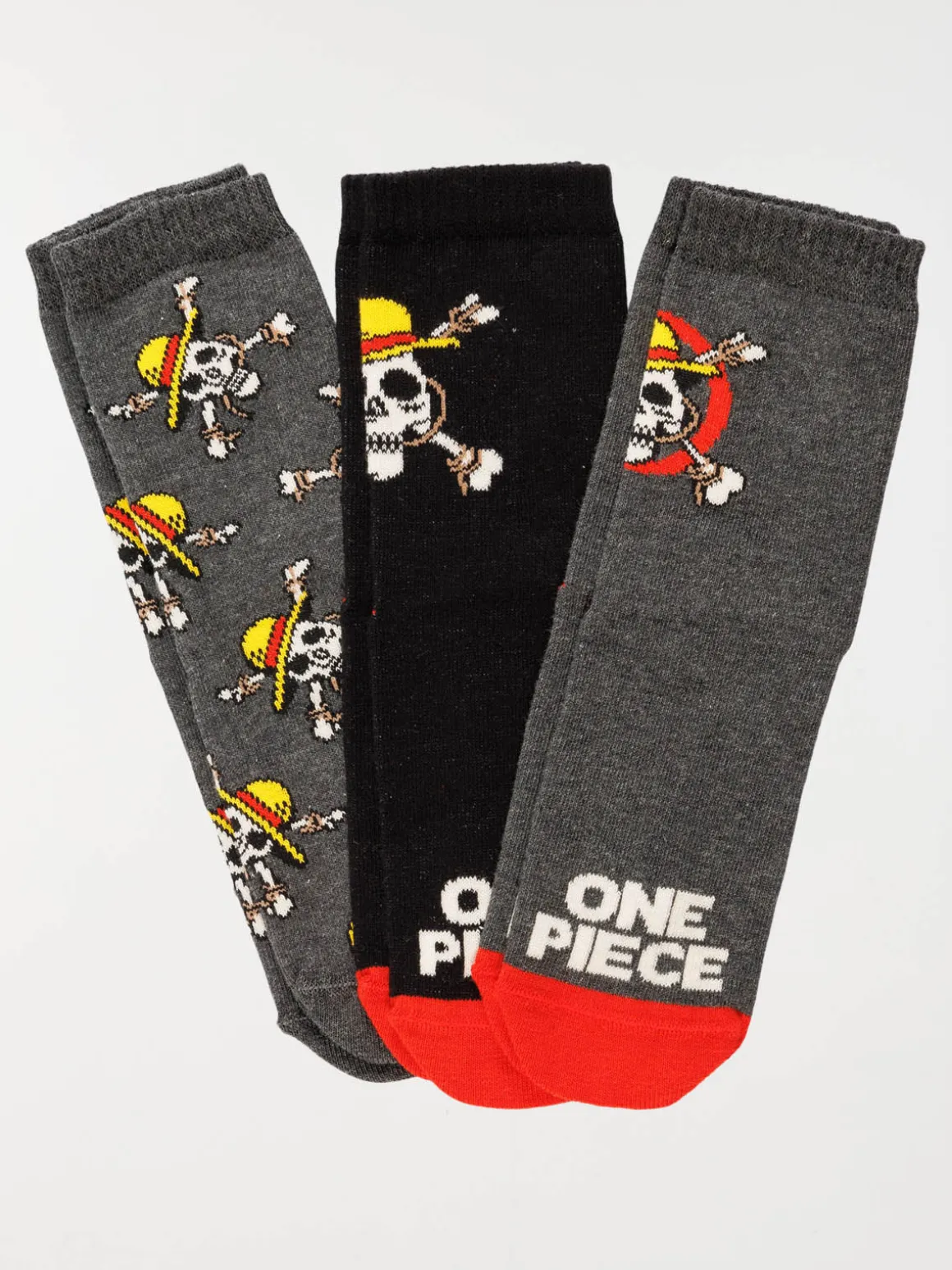Lot de 3 chaussettes One Piece garçon