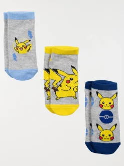 Lot de 3 chaussettes Pokémon garçon