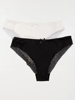 Lot de 2 culottes femme (S-XL)