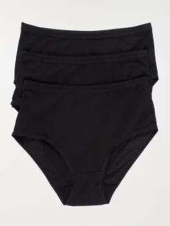 Lot de 3 culottes taille haute femme