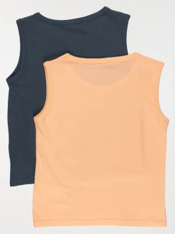 Lot de 2 débardeurs garçon (3-8A)