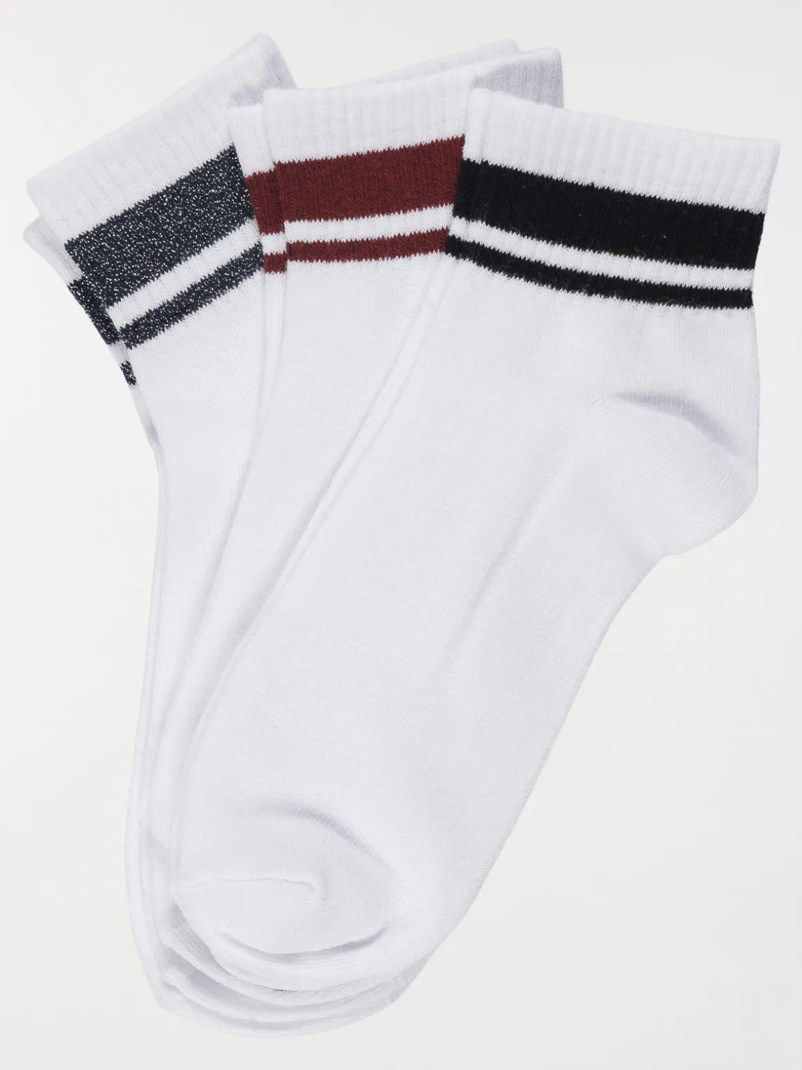 Lot de 3 paires chaussettes femme