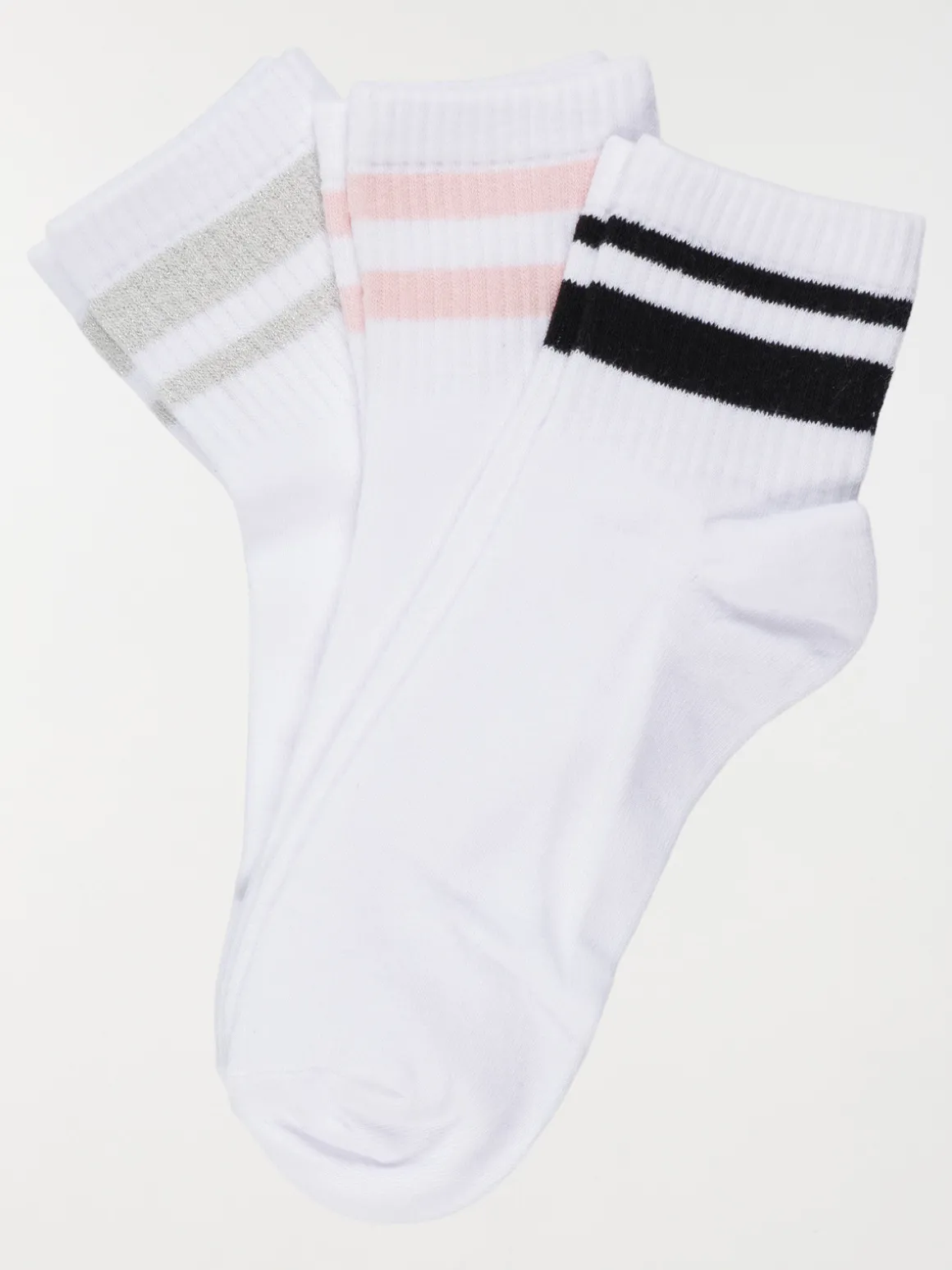 Lot de 3 paires chaussettes femme