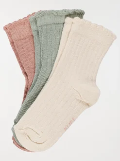 Lot de 3 paires chaussettes fille