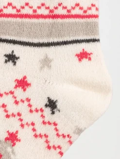 Lot de 2 paires chaussettes noël femme