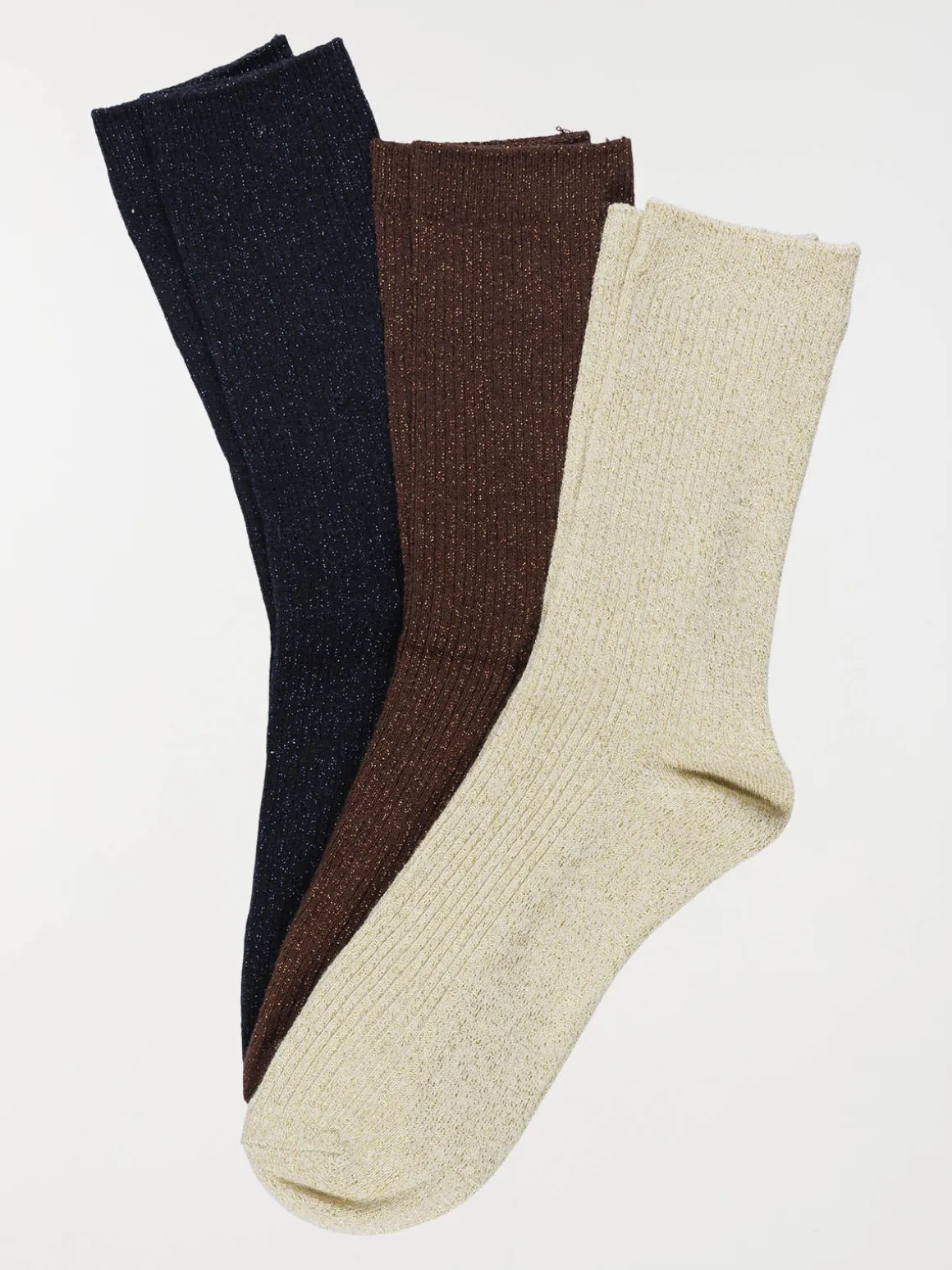 Lot de 3 paires chaussettes femme