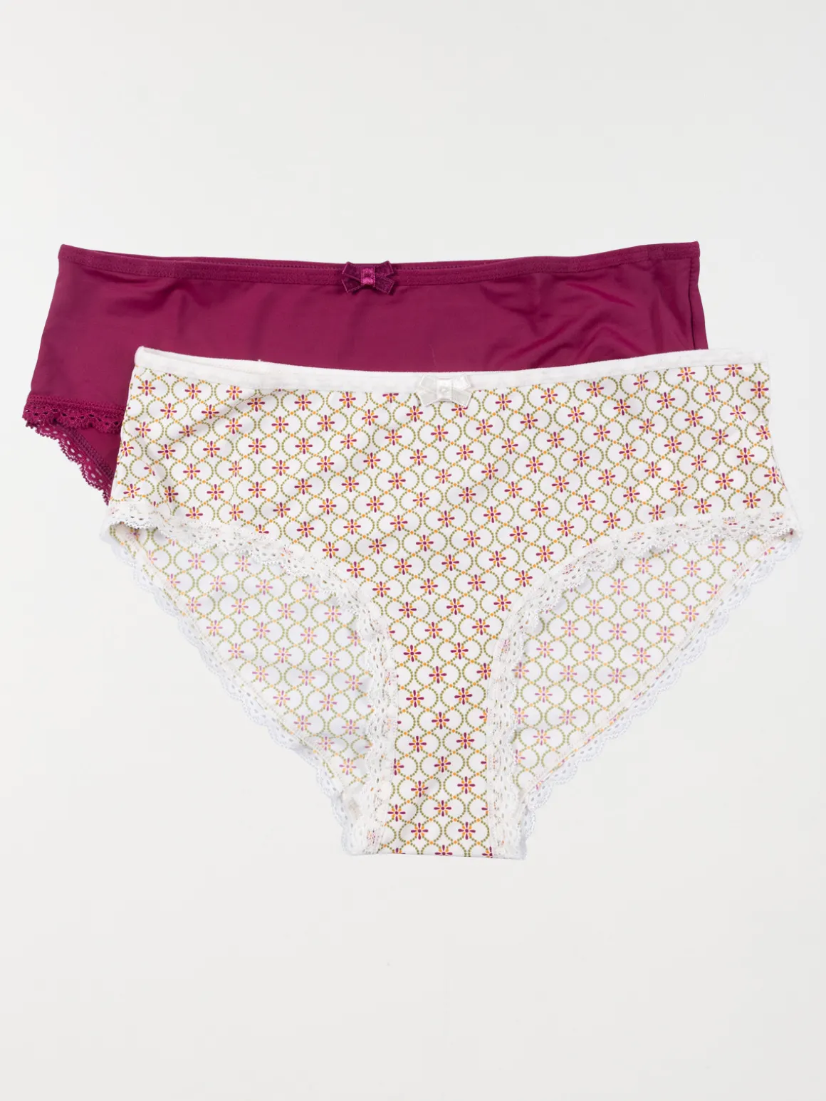 Lot de 2 shorties femme (S-XL)