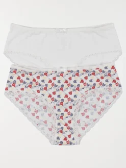 Lot de 2 shorties femme (S-XL)